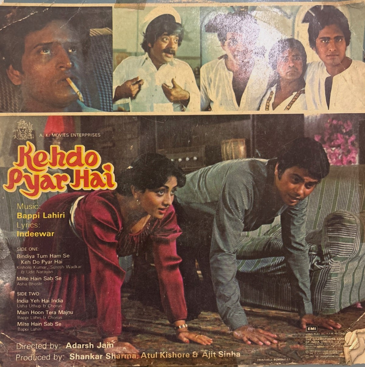 The back of the sleeve